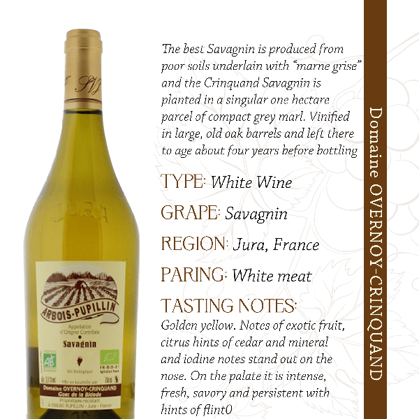 2020 Domaine Overnoy-Crinquand Savagnin