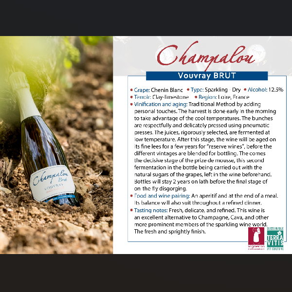 NV Domaine Champalou Vouvray Brut