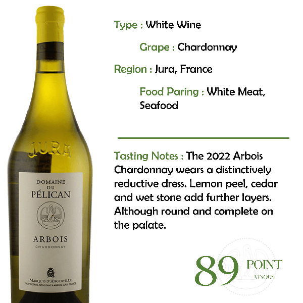 2022 Domaine du PELICAN Arbois Chardonnay