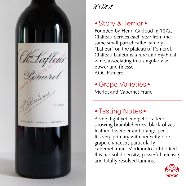 2022 Chateau Lafleur Pomerol