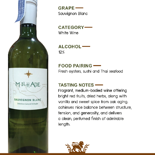 2014 Chateau Lyonnat Millhade IGP Atlantique Sauvignon Blanc