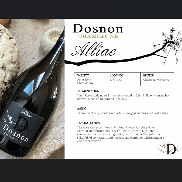 NV Champagne Dosnon Alliae